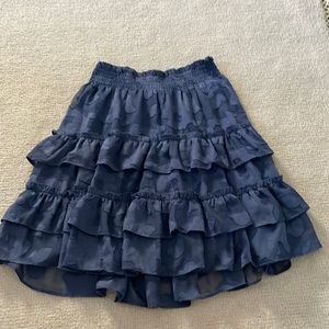 Blue flower skirt